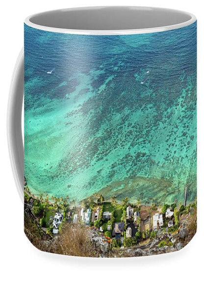 Aerial of Waimanalo - Mug - DMA PRINTS