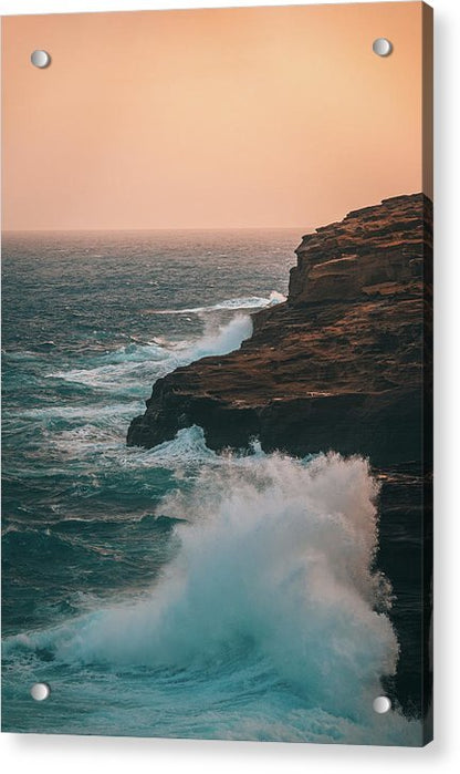 Crashing Cliffside - Acrylic Print - DMA PRINTS