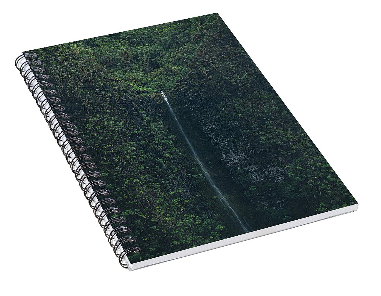 Dark waterfalls - Spiral Notebook - DMA PRINTS