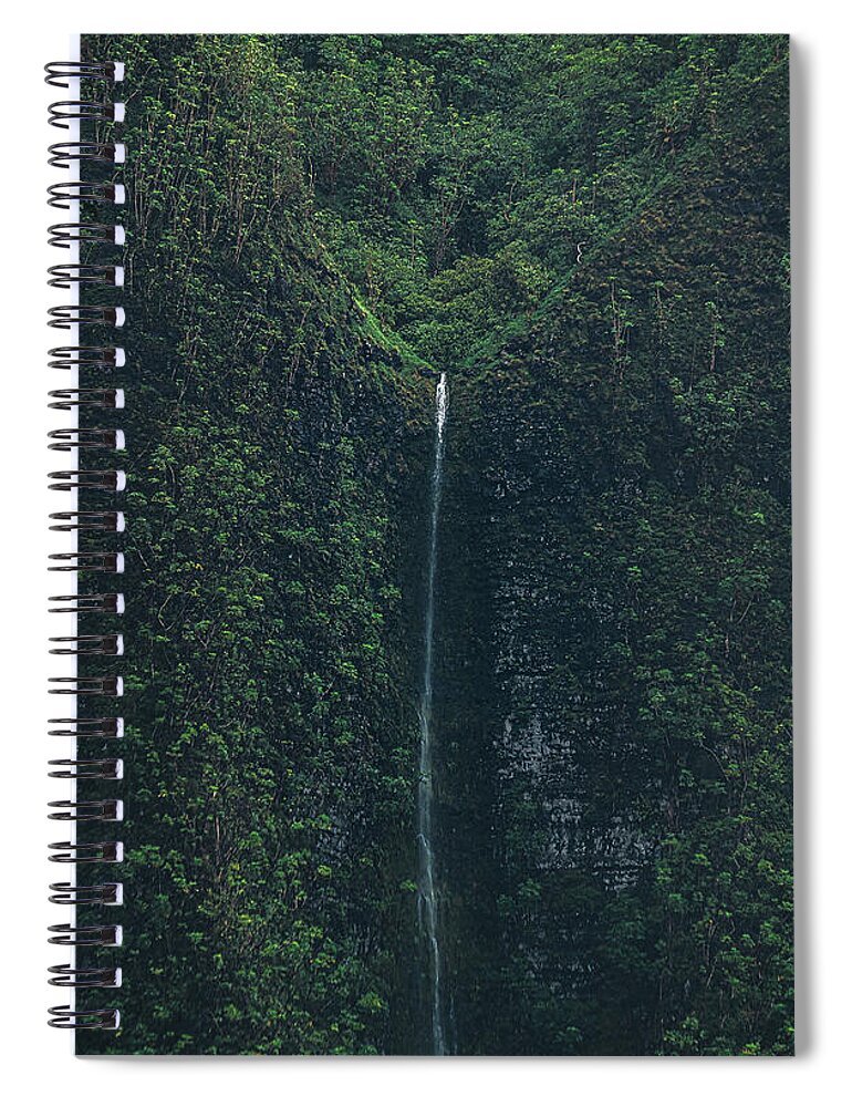 Dark waterfalls - Spiral Notebook - DMA PRINTS