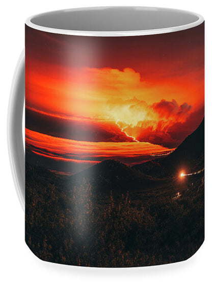 Mauna Loa from Mauna Kea - Mug