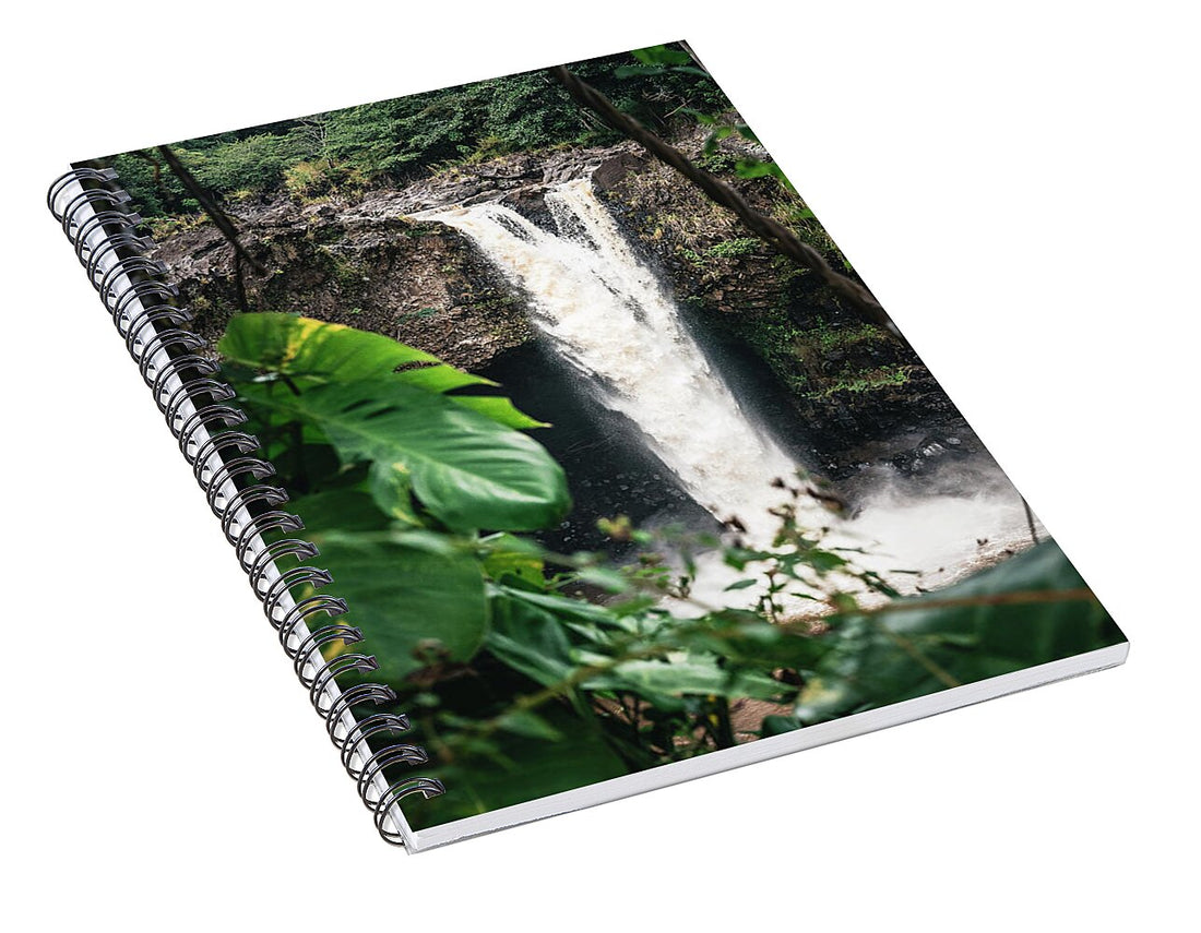 Rainbow falls - Spiral Notebook