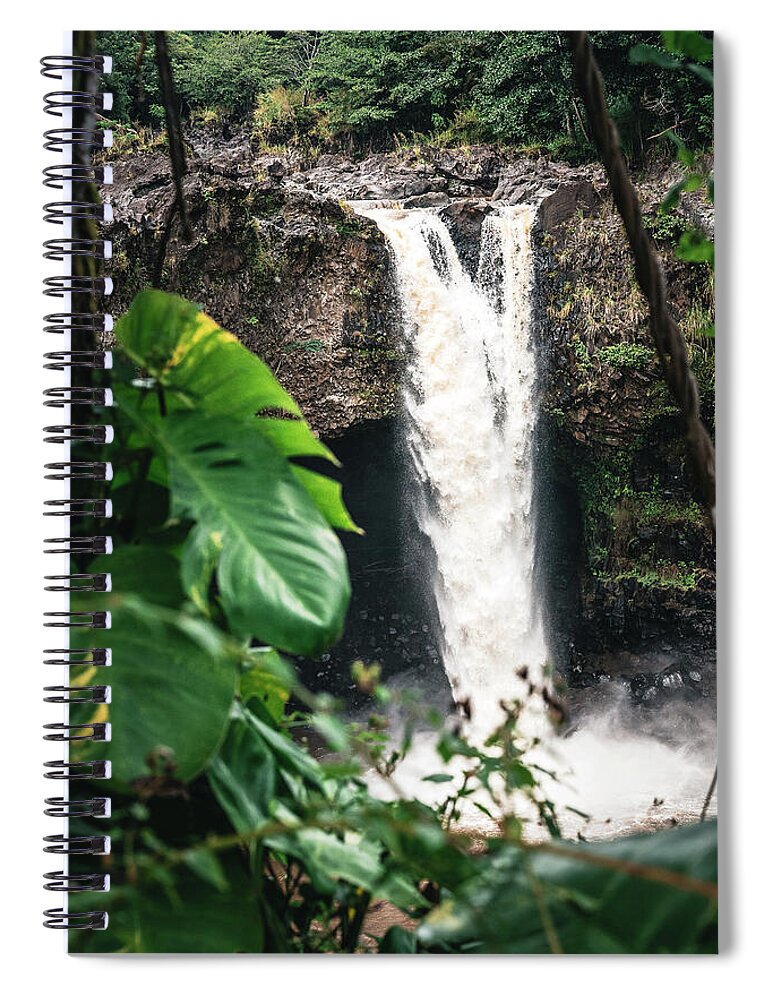 Rainbow falls - Spiral Notebook