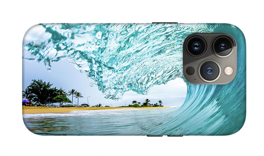 Sandy beach backyard - Phone Case