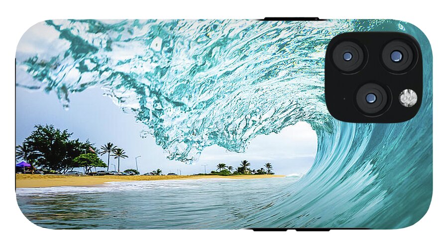 Sandy beach backyard - Phone Case