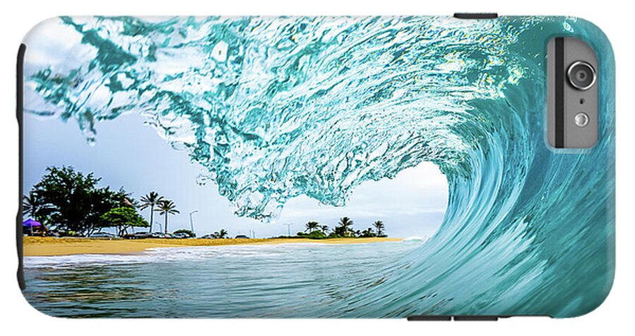 Sandy beach backyard - Phone Case