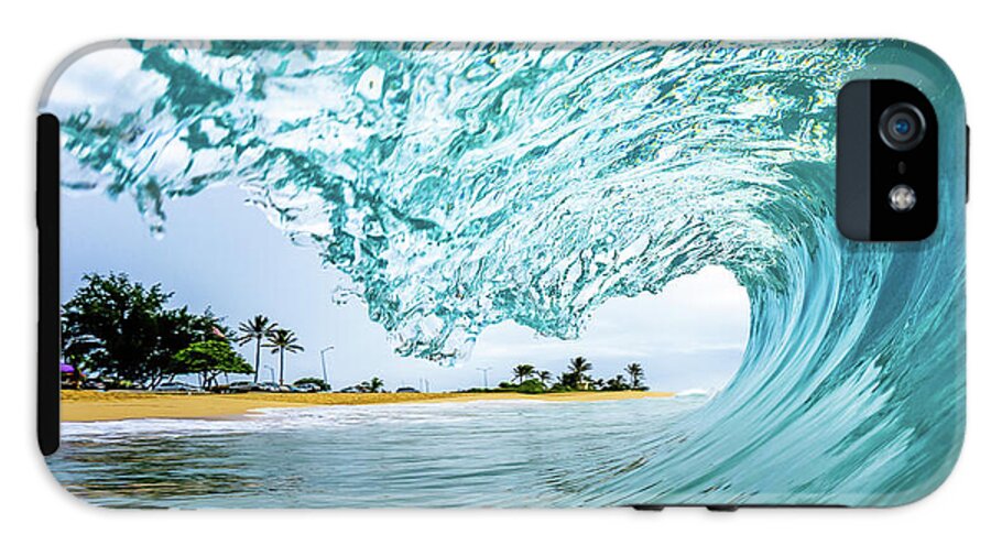 Sandy beach backyard - Phone Case