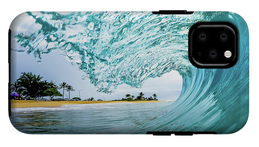 Sandy beach backyard - Phone Case