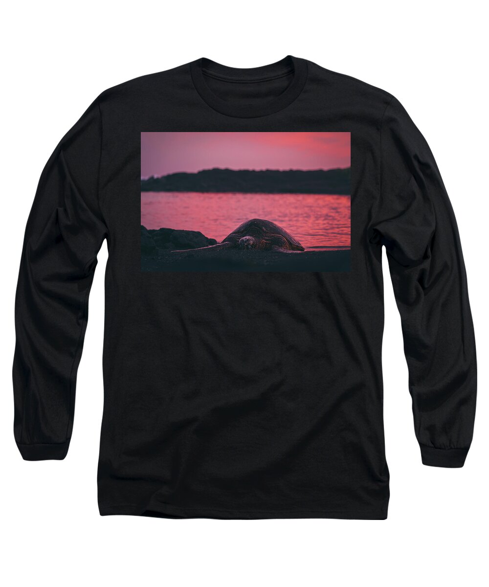 Sleepy honu - Long Sleeve T-Shirt