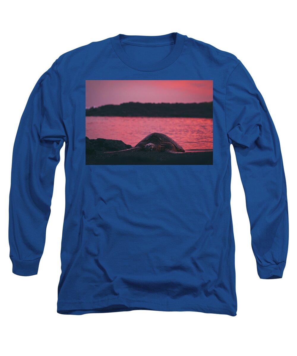 Sleepy honu - Long Sleeve T-Shirt