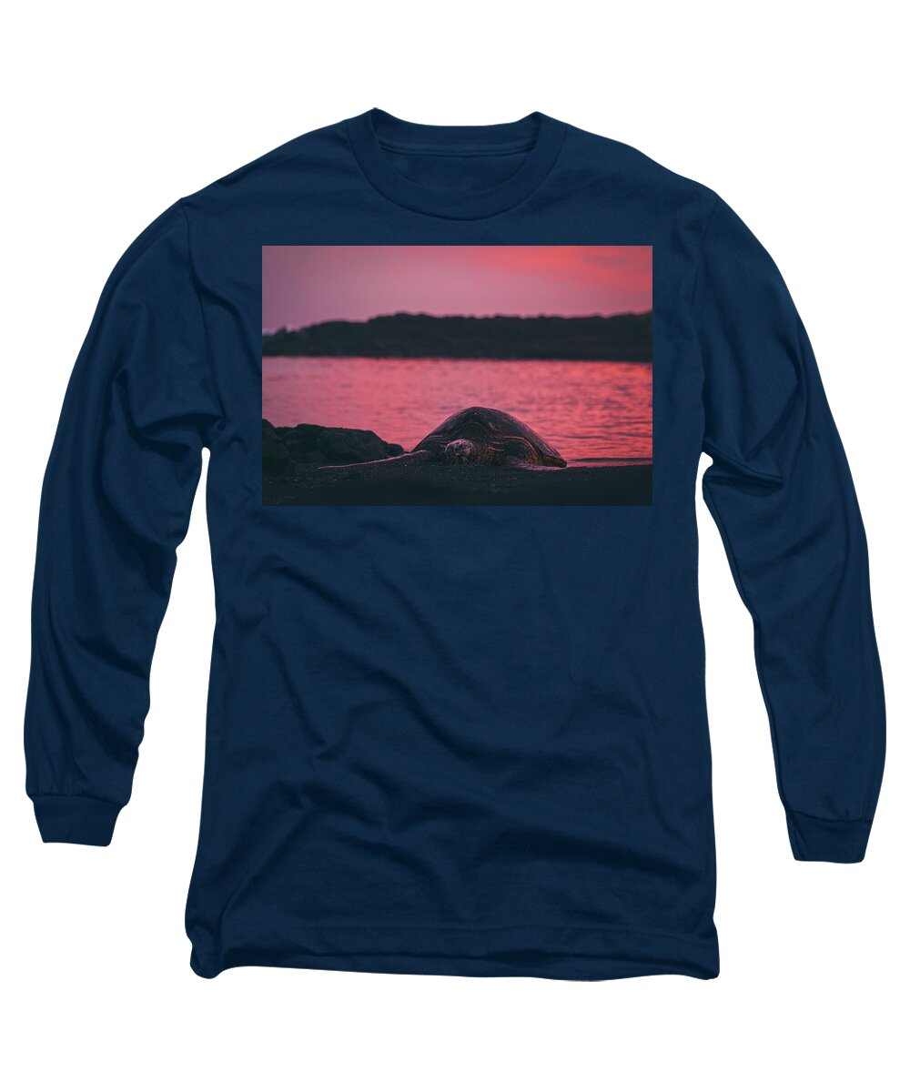 Sleepy honu - Long Sleeve T-Shirt