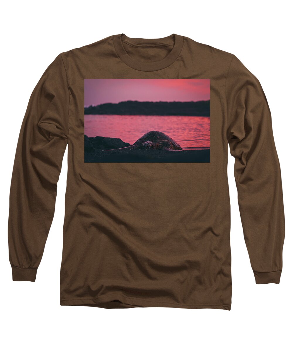 Sleepy honu - Long Sleeve T-Shirt