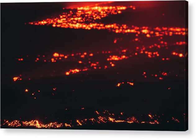 Mauna Loa Lava River - Acrylic Print